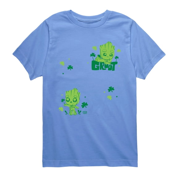 Guardians of the Galaxy - Groot Shamrock - Youth Boys Short Sleeve Graphic T-Shirt