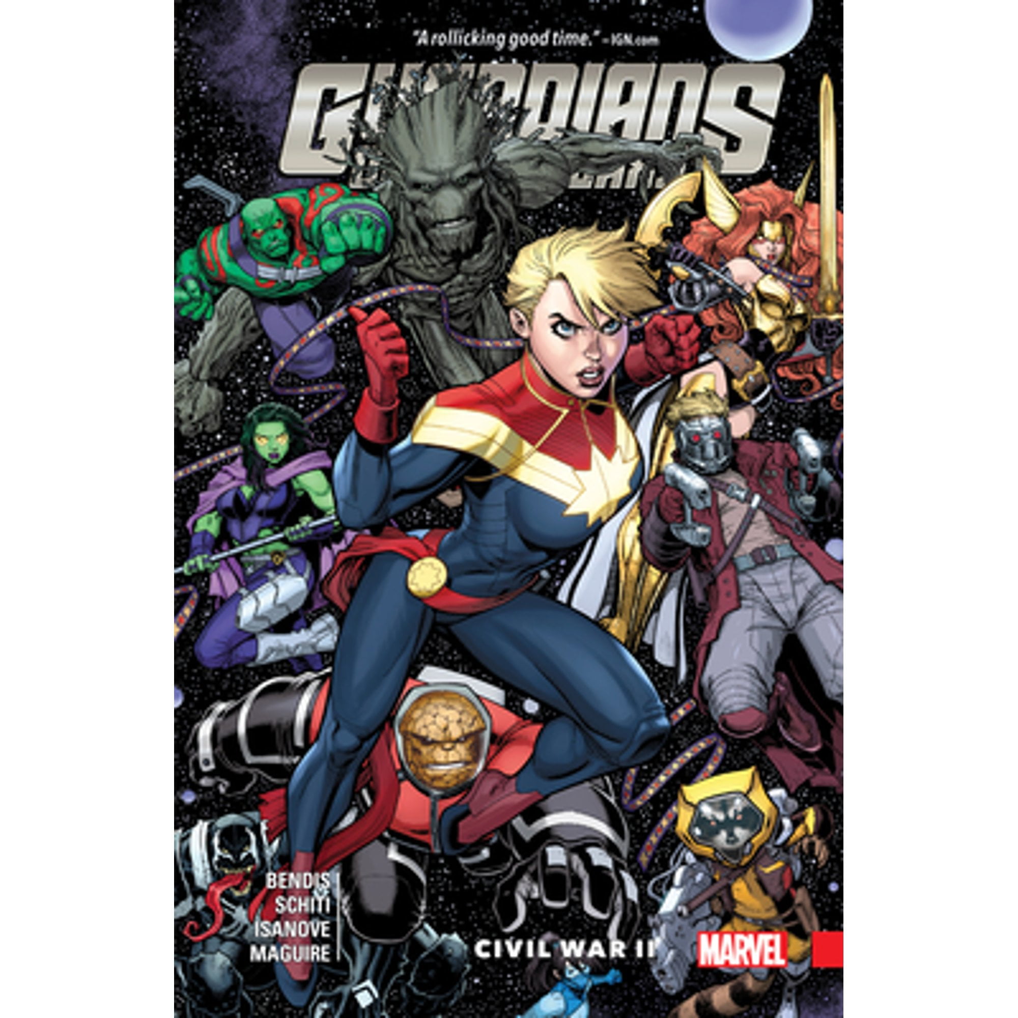 Pre-Owned Guardians of the Galaxy: New Guard Vol. 3 - Civil War II (Paperback 9781302903022) by Brian Michael Bendis, Arthur Adams