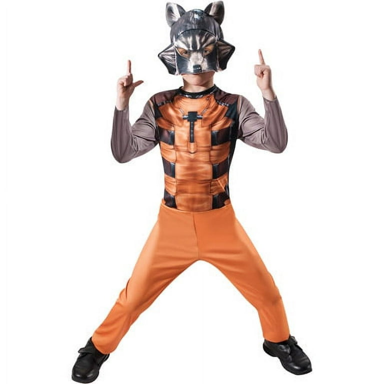 Rocket Raccoon Kids Costume & Mask Guardians of the Galaxy Rocket Raccoon Kids Costume & Mask Guardians of the Galaxy