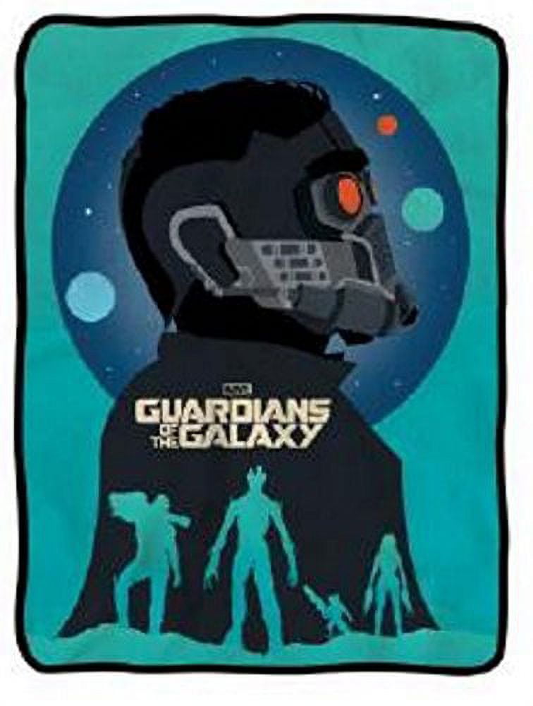 Guardians of the Galaxy Silhouette Team Fleece Throw Blanket