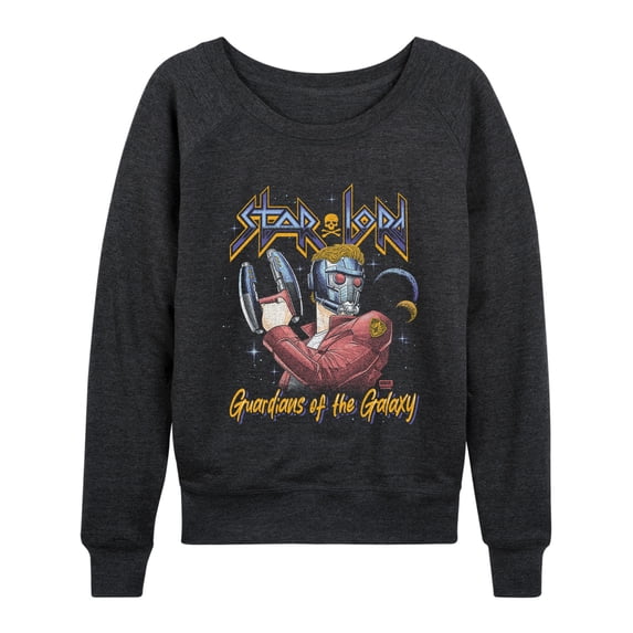 Guardians of the Galaxy - Star Lord Metal - Women's French Terry Long Sleeve Pullover