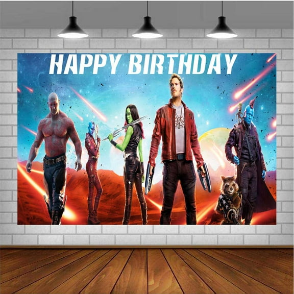 Guardians of the Galaxy Backdrop Party Supplies Wall Decor Banner Poster Birthday Decorations Background for Photography Taspestry