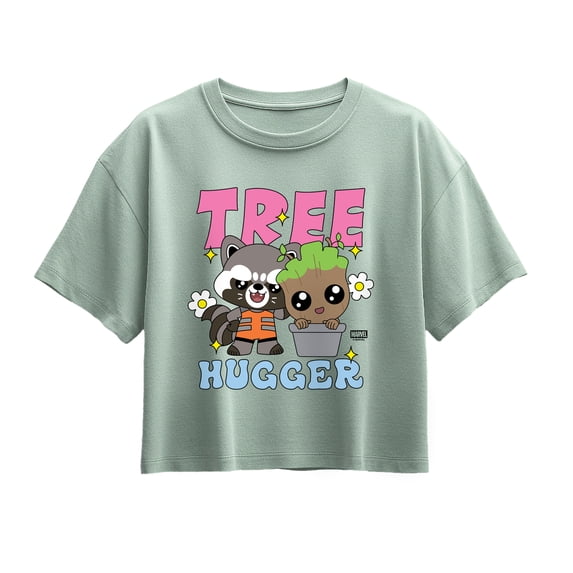 Guardians of the Galaxy - Tree Hugger - Youth Girls Boxy T-Shirt