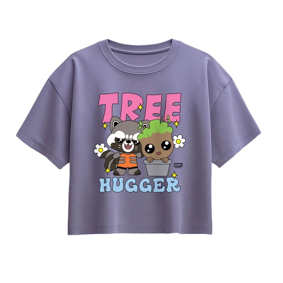Guardians of the Galaxy - Tree Hugger - Youth Girls Boxy T-Shirt