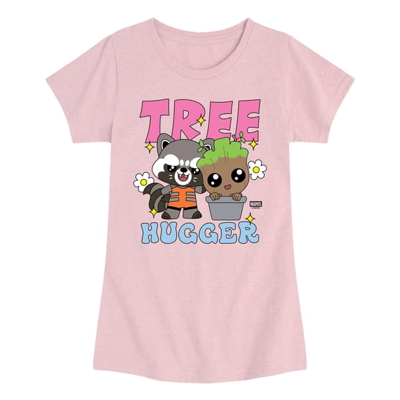 Guardians of the Galaxy - Tree Hugger - Youth Girls Fitted Short Sleeve T-Shirt