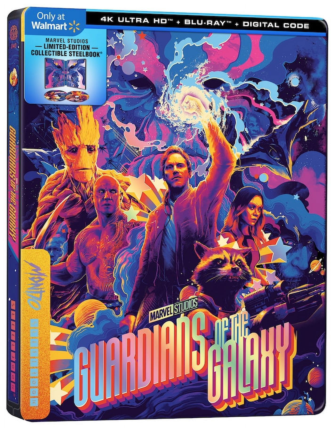 Guardians of the Galaxy Walmart Exclusive Mondo Steelbook (4K Ultra HD + Blu-ray + Digital Code) - image 1 of 3