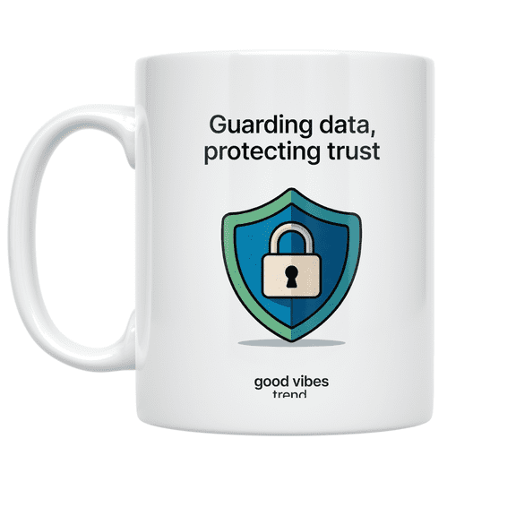 Guarding Data Protecting Trust - Data Privacy Officer - 11 oz Ceramic Coffee Mug