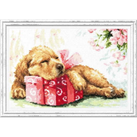 Wizardi Counted Cross-Stitch Kit Guarding Your Gift 59-25 Magic Needle