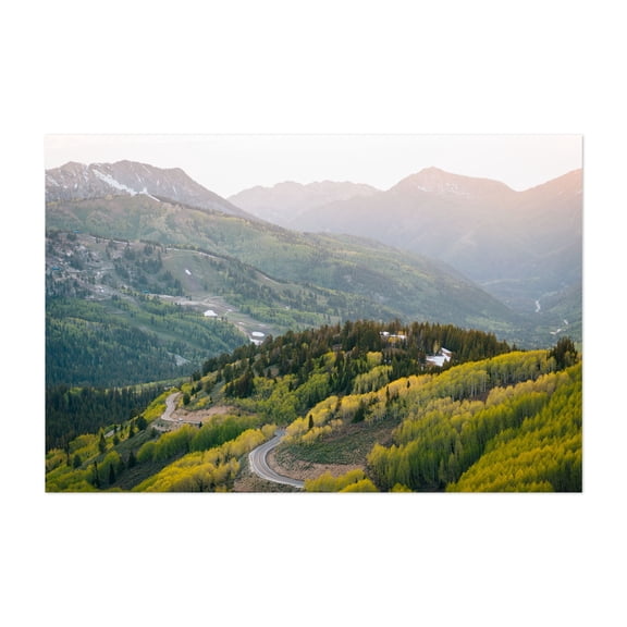 Guardman's Pass Views 01 - Park City Utah Photography Landscape Mountain Nature Scenic Forest Autumn Unframed Wall Art Print 5 x 7 inches