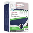 thumbnail image 1 of Guardmax Jersey Knitted Short Queen Zippered Mattress Encasement - Waterproof & Bed Bug Proof Mattress Protector - Comfortable, Soft, and Noiseless Zippered Bedding - Dust Mite Proof (60 x 75 x 12), 1 of 7