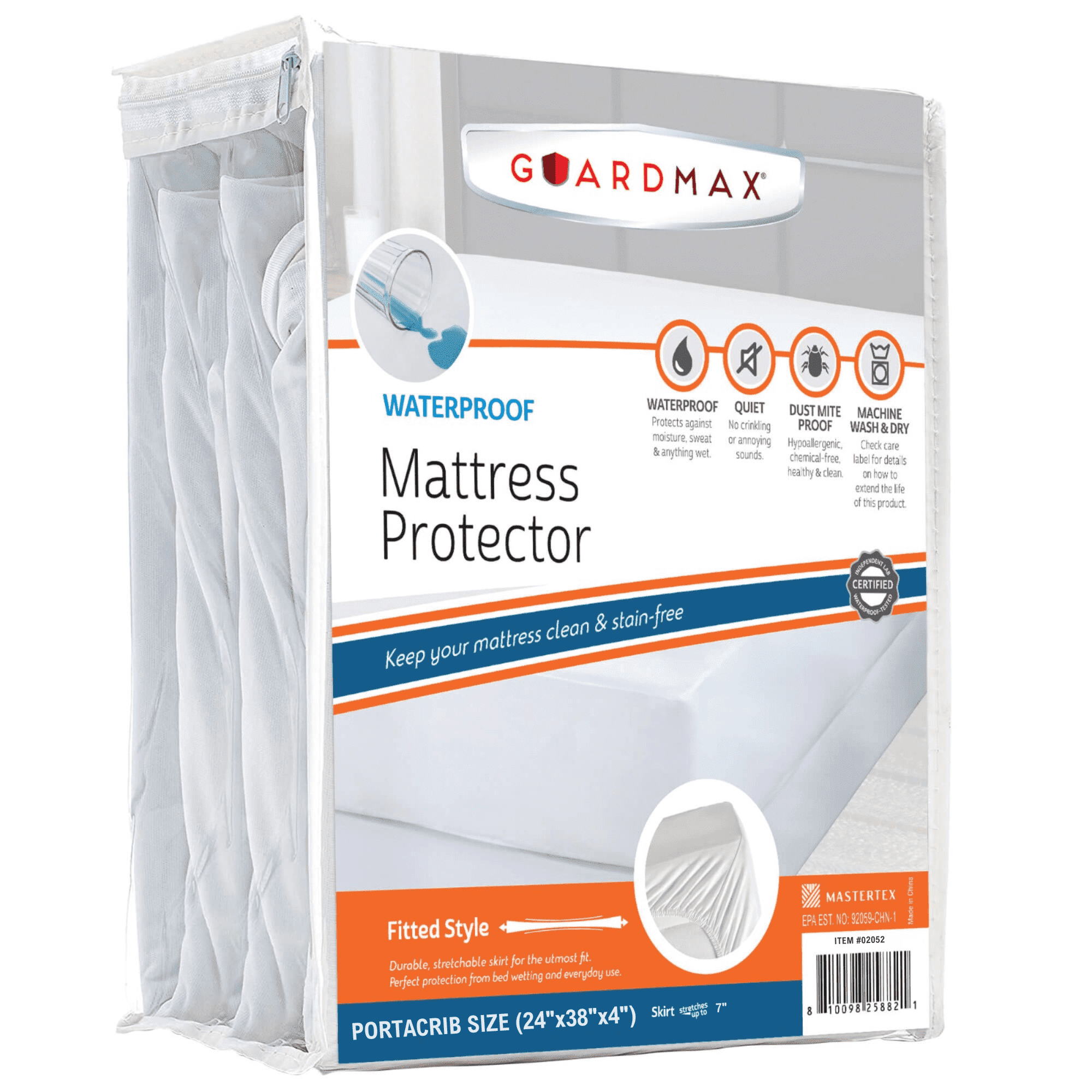 Guardmax, Mattress Protector, Portacrib, Waterproof Fitted Sheet ...