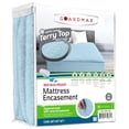 thumbnail image 1 of Guardmax Terry Cotton Zippered Mattress Encasement - Crib Size - 100% Waterproof and Bed Bug Proof Mattress Protector - Absorbent Six-Sided Mattress Cover (Terry Cotton, Crib), 1 of 8