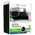 thumbnail image 1 of Guardmax Terry Cotton Zippered Mattress Encasement - Short Queen Size - 100% Waterproof and Bed Bug Proof Mattress Protector - Absorbent Six-Sided Mattress Cover (Terry Cotton, Short Queen), 1 of 8