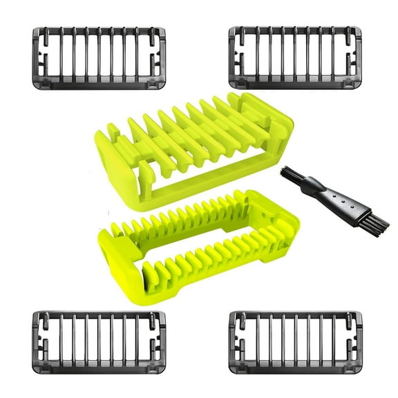 Guards Set with A Case, Attachments for Hybrid Electric Trimmer QP2724 QP2834, 1/2/3/5 mm Guards, Body Comb with Skin Protector (7 Pcs)