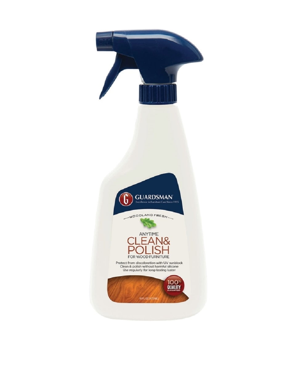 Guardsman 16 Oz. Woodland Fresh Anytime Clean & Polish for Wood Furniture 461100 Pack of 12