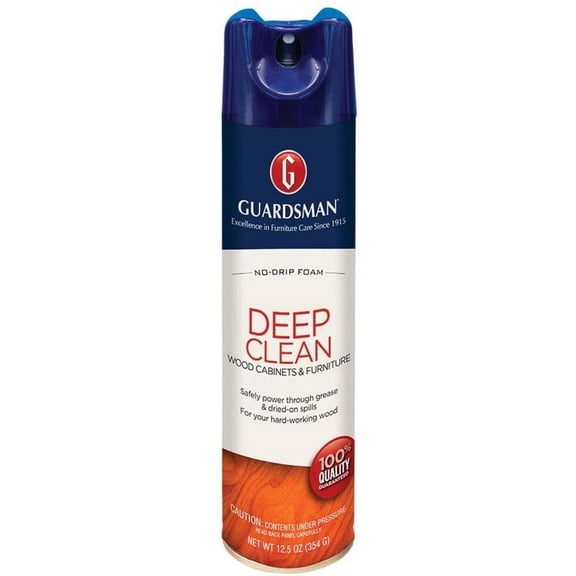 Guardsman Wood Cleaner Foam - Wood Surface Cleaning - 12 oz Aero