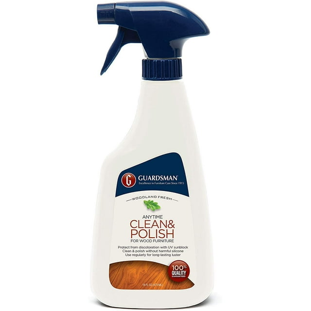 Guardsman 461100 Anytime Clean & Polish Furniture, 16 Oz, Each