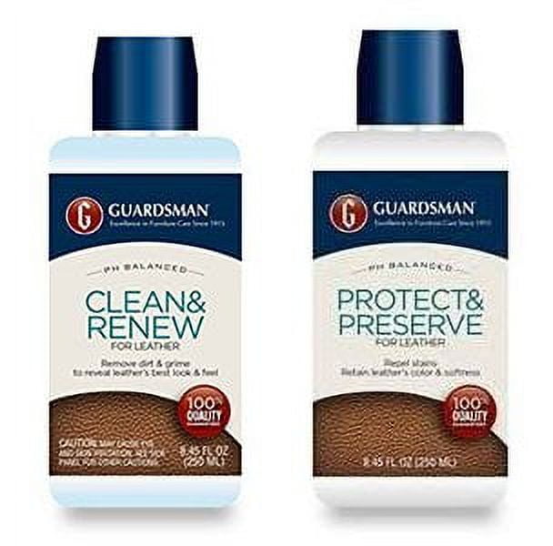 Guardsman Leather Care Bundle Leather Cleaner and Leather Protector