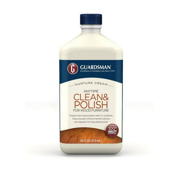 Guardsman Anytime Clean & Polish Woodland Fresh Scent Furniture Cream 16 oz Cream
