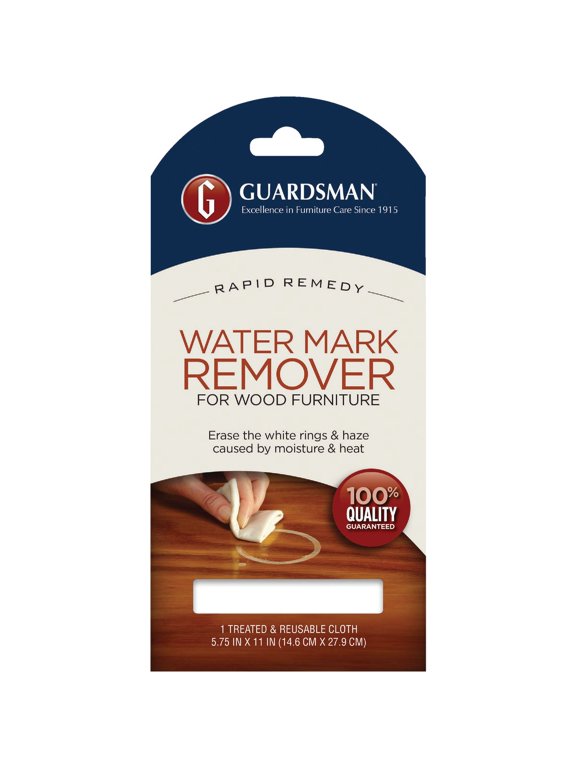 Guardsman Water Mark Remover Cloth - Erase White Rings & Haze Caused By Moisture and Heat - Reusable - 405200