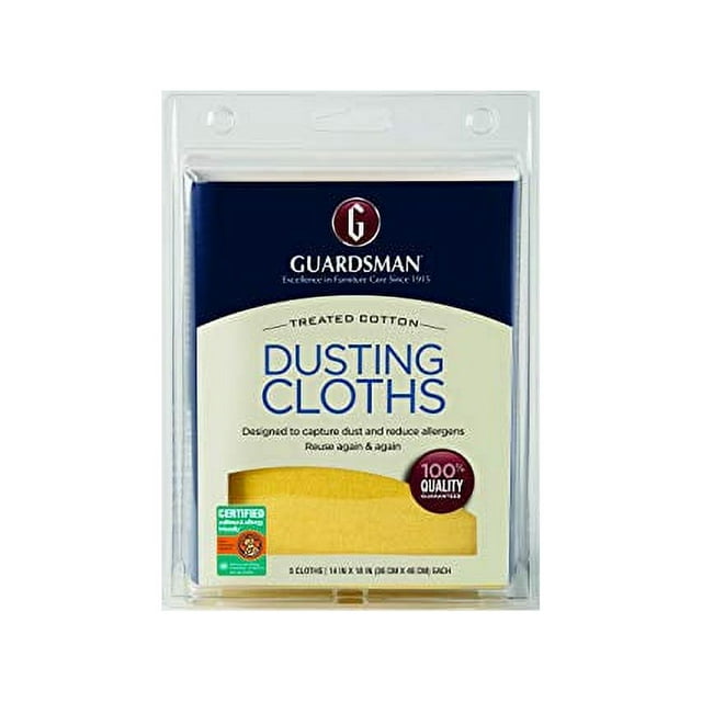 Guardsman Wood Furniture Dusting Cloths 5 PreTreated Cloth, No