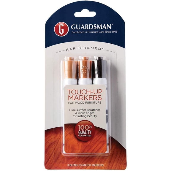 Guardsman Wood Touch-Up Markers - 3 Colors - Touch-Up and Repair Scratches - 465000