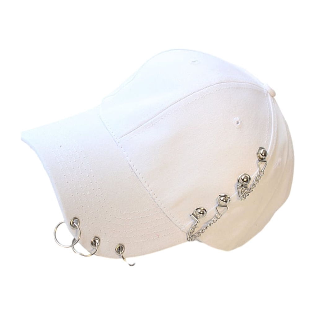 Guardung Cotton Hip Hop Style Baseball Cap With Ring Baseball Decor Hat ...
