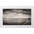 thumbnail image 1 of Guarino, Vito 24x15 White Modern Wood Framed Museum Art Print Titled - The Photographer And The Sea, 1 of 4