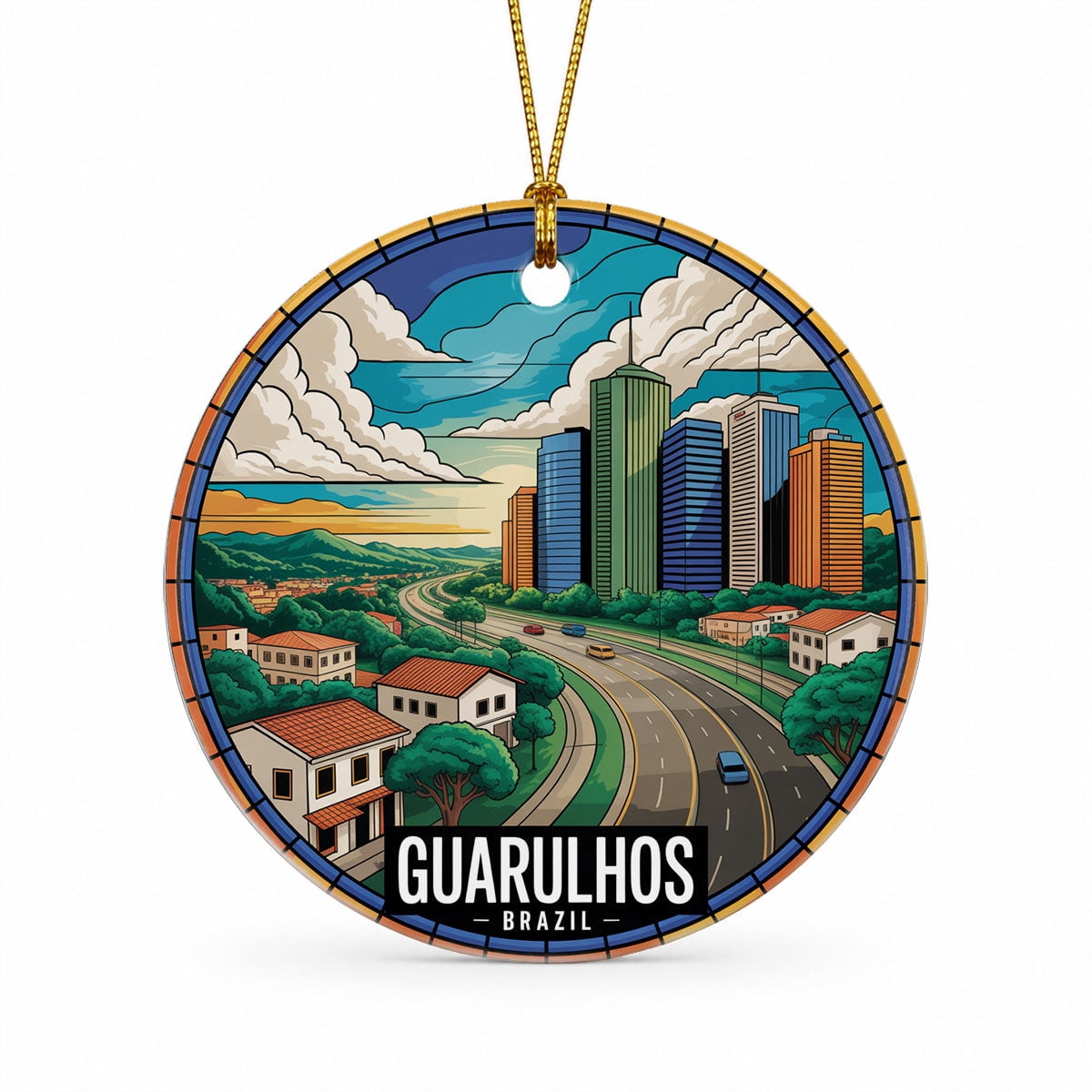 Guarulhos Travel Keepsake Ornament,