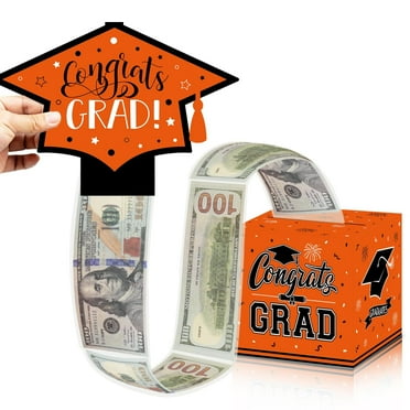 GuassLee  2025 Graduation Party Decorations Money Box for Cash Pull Out Card You Did it and Congrats Grad Surprise for High School and College Graduation