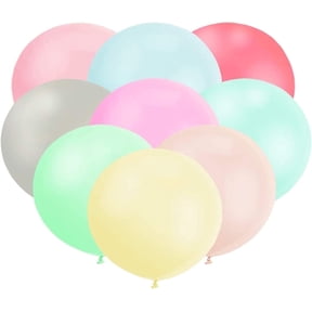GuassLee 24Pcs Pastel Balloons 18 inch Large Pastel Balloons Big Round Pastel Jumbo Latex Balloons for Easter Birthday Wedding Baby Shower Decorations, Tassels Not Included