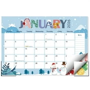 GuassLee Desk Calendar 2026-2027, 18-Month School Year Calendar,Jan. 2026 - Jun.2027, 17"x11.5" Large Monthly Desk Planner with Corner Protectors, Ample Blocks and Notes for Home Office
