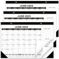 thumbnail image 1 of GuassLee Desk Calendar 2025, 3 Packs, 19 Months Calendar 17" × 11.5" Desk Calendar from Jun. 2025 to Dec. 2026 with Julian Date, To-do List, Notes, Monthly Goals, for Home School Office, 1 of 7