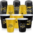 thumbnail image 1 of GuassLee Graduation Decorations 2026 Party Cups - 50pcs 16 Oz Gold and Black Disposable Graduation Plastic Cups for School Class of 2026 Grad Celebration Party Favors Supplies (5 Designs), 1 of 8