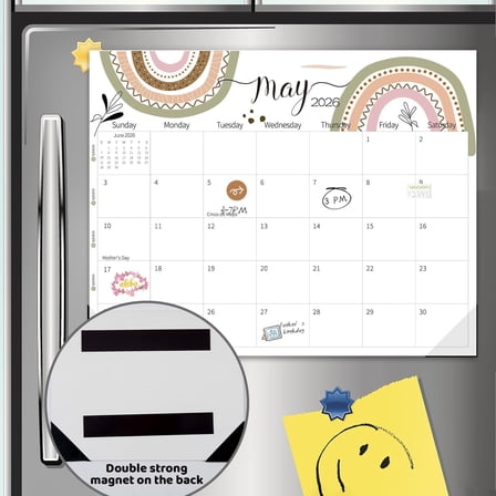 GuassLee Magnetic Calendar 2026-2027 - Magnetic Calendar for Fridge 11 x 14 Inches, Runs from Jan. 2026 to Jun. 2027 , 18 Monthly Planner for Easy Planning and Organizing
