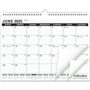 GuassLee Wall Calendar 2025, Calendar Wall 2025-2026, Jun. 2025 to Dec. 2026, 14" X 11" 19-Month Paper Hanging Planner Wall with Thick Paper, Ruled Blocks for Office Home Planning & Organizing