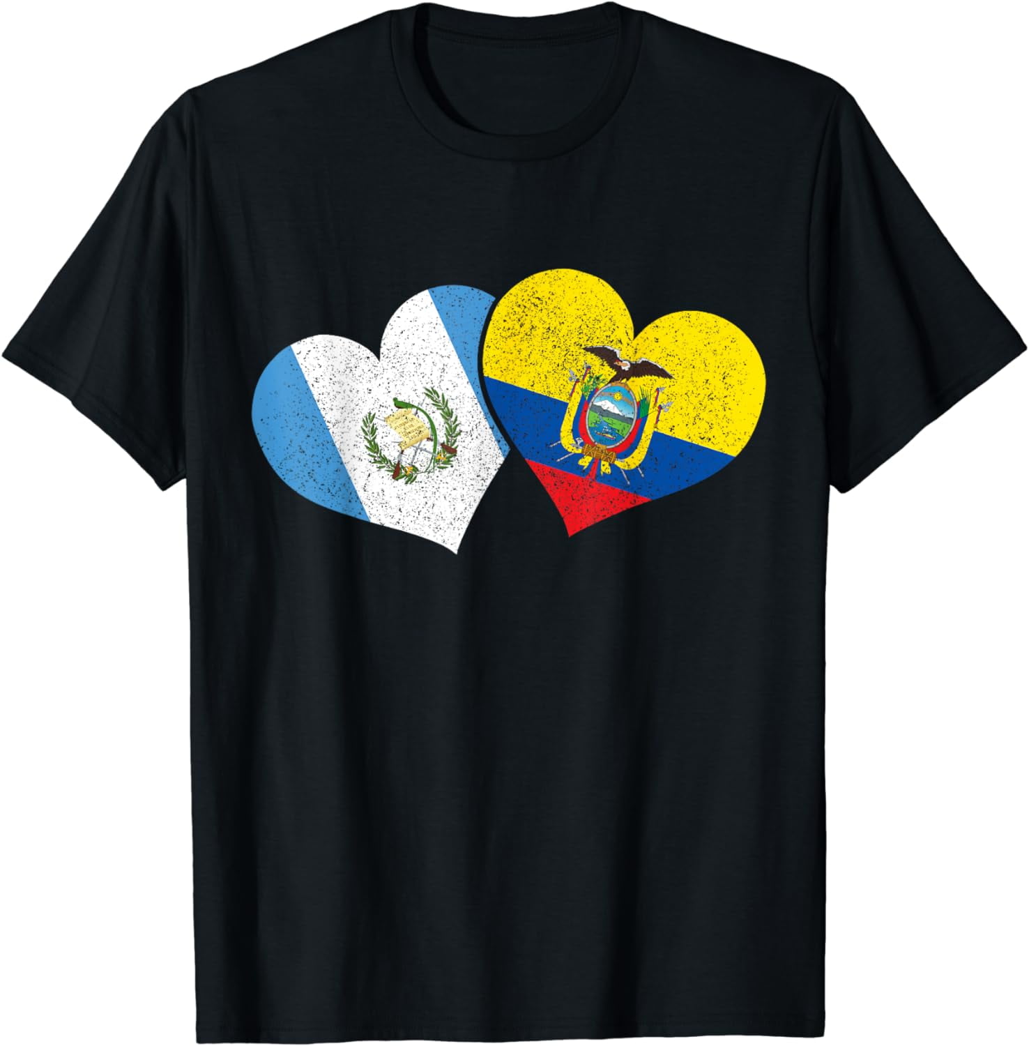 Guatemala Ecuador Ecuadorian Guatemalan Flag Pride Heritage T-Shirt
