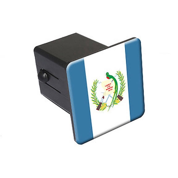 Guatemala Flag 2" Tow Trailer Hitch Cover Plug Insert