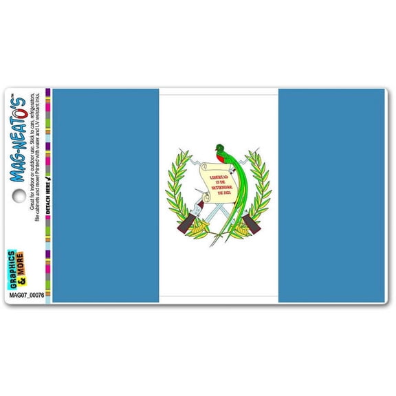 Guatemala Flag MAG-NEATO'S(TM) Car/Refrigerator Magnet