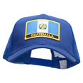 thumbnail image 1 of Guatemala Flag Patched Big Size Solid Cotton Twill High Profile Mesh Pro Style Cap - Royal XL-3XL, 1 of 5