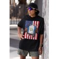 thumbnail image 1 of Guatemala Flag + USA Flag Pride T-shirt | Guatemalan + American Flag Rip 4th Of July | Funny Viral Latino Tees | Unisex - 4 Colors, 1 of 9