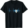 thumbnail image 1 of Guatemala Heart Guatemalan Heartbeat EKG Pulse Chapin Mayan T-Shirt, 1 of 3