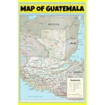 thumbnail image 1 of Guatemala Map Poster - Laminated Wall Map - 18x24 - Ideal for Classrooms and Homes – Features Bright Colors and Vivid Imagery, 1 of 5