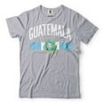 thumbnail image 1 of Guatemala National Shirt Guatemala Patriotic Tee Shirt Guatemala Flag Logo Text Shirt Guatemala Tee (4X-Large Grey), 1 of 6