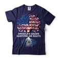 thumbnail image 1 of Guatemala Patriotic Shirt Guatemala Flag Shirt American Grown With Guatemalan Roots Shirt (XX-Large Navy Blue), 1 of 6