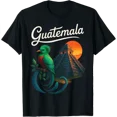 thumbnail image 1 of Guatemala Quetzal Bird Heritage T-Shirt Size S-5XL, 1 of 5