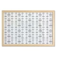 thumbnail image 1 of Guatemalan Wall Art with Frame, Geometric Style with Arrow and Culture Theme, Printed Fabric Poster for Bathroom Living Room Dorms, 35" x 23", Black Grey White, by Ambesonne, 1 of 2