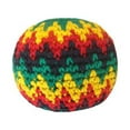 thumbnail image 1 of Guatemalart 221-RA 3 Crochet Hacky Sacks Rasta colors, 1 of 1