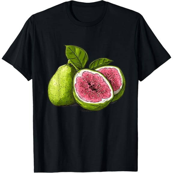Guava Fruit Design T-Shirt