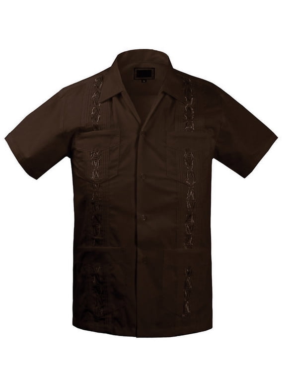 Guayabera Kids Toddler Junior Beach Wedding Baptism Button-Up Casual Dress Shirt